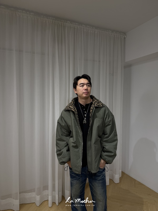 羔毛雙面穿豹紋外套